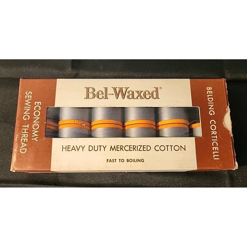 Box Of 11 Vntg Belding Corticelli Bel-walked Thread Spools 1986 Slate